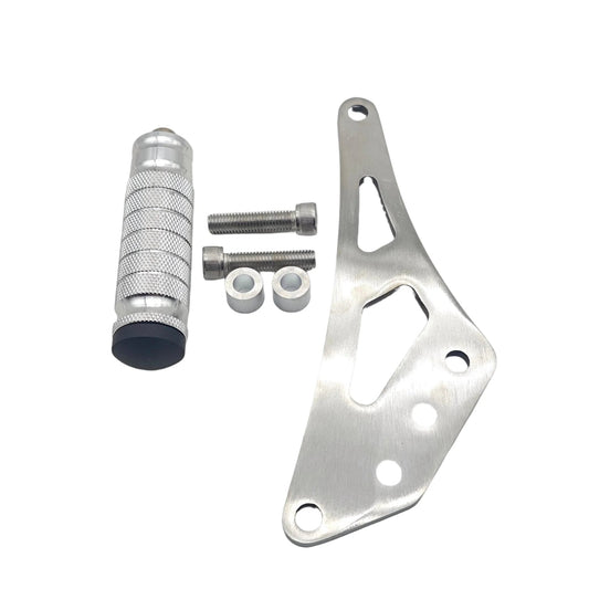 Right Footlock Silver / Black