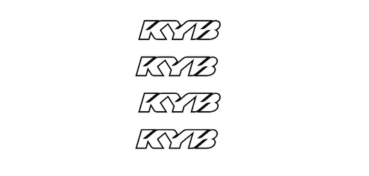 2pcs KYB Sticker Decal